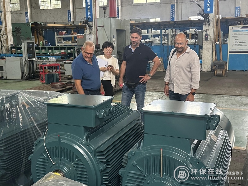 德國客戶專程到訪永發(fā)機電，國產(chǎn)節(jié)能高效電機加快走向海外