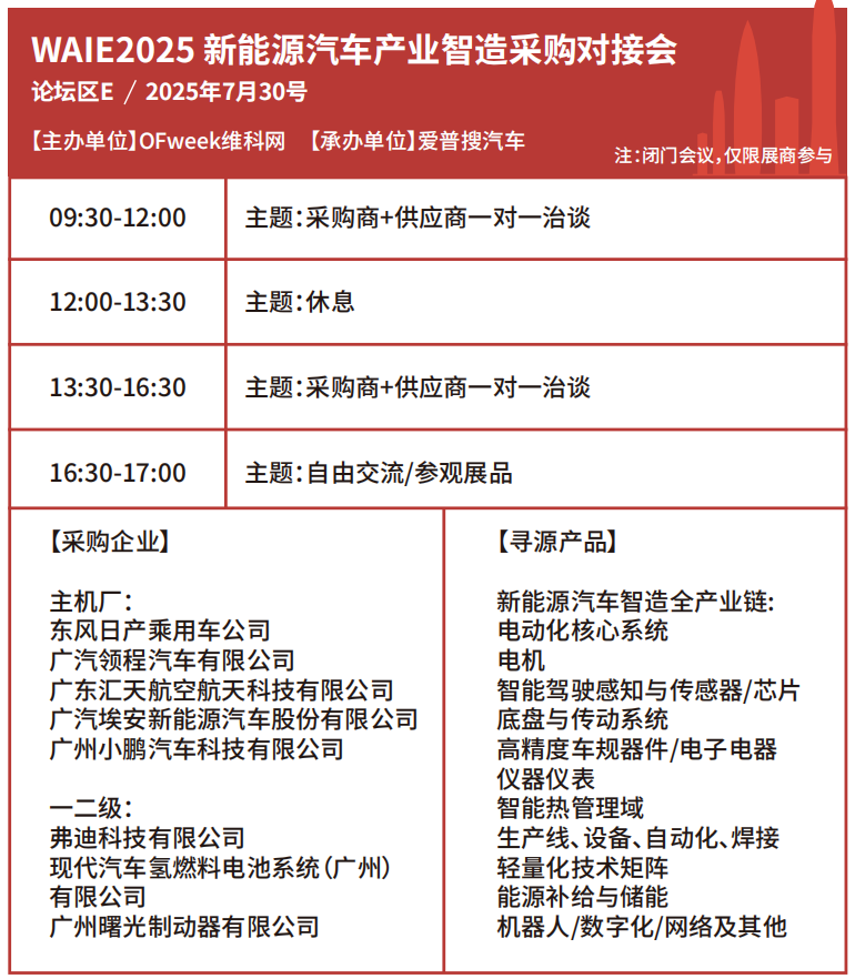 【門票限免】華為、大族、富士康等一眾名企重磅亮相WAIE全數(shù)會(huì)智能工業(yè)展及大會(huì) 附超全參觀攻略