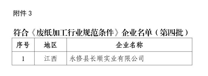 新一批符合廢鋼鐵、廢銅鋁、廢紙、廢塑料、廢舊輪胎綜合利用及機(jī)電產(chǎn)品再制造行業(yè)規(guī)范條件企業(yè)名單公示